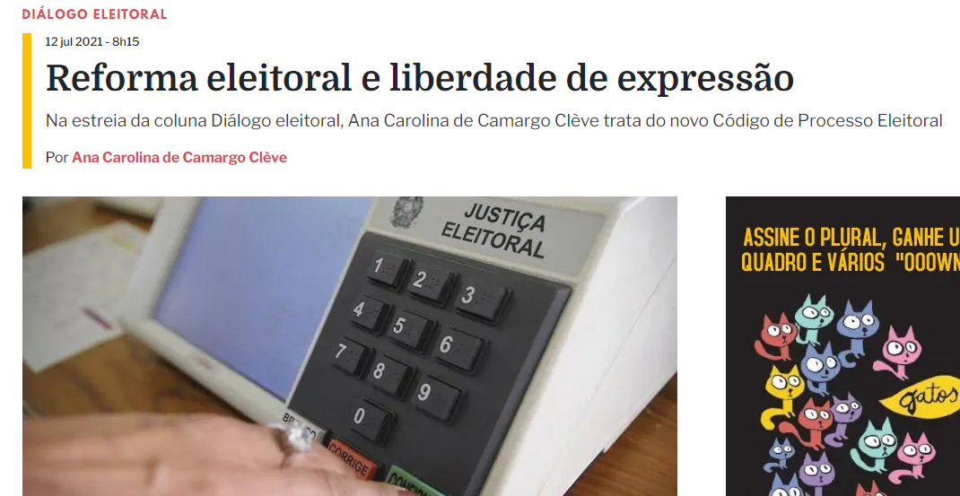 Iprade estreia coluna no portal Plural Curitiba
